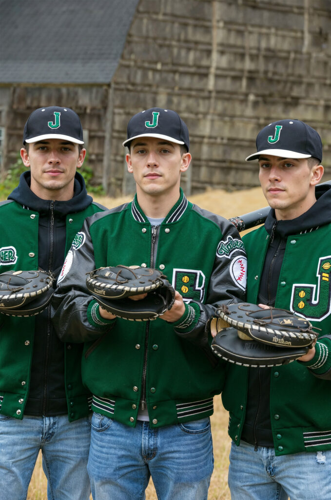 Corporate varsity jacket