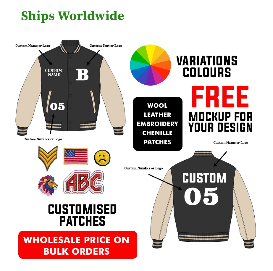 wholesale custom varsity jackets