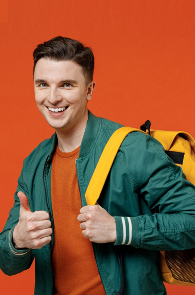 Graduation season varsity jacket