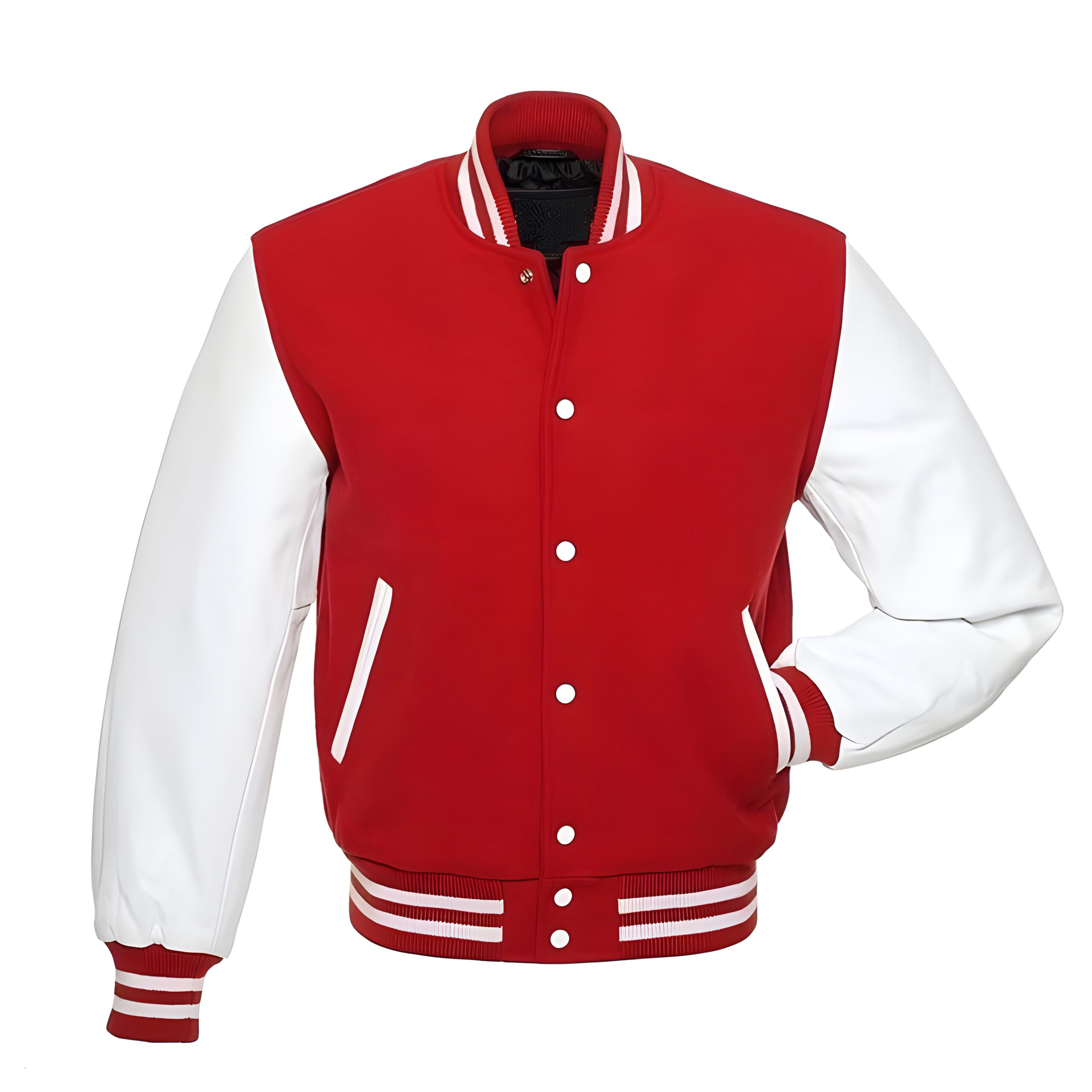 baseball jacket leather sleeves