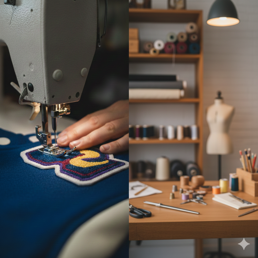 Letterman Jacket Patch Placement Guide