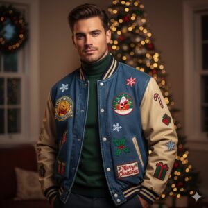 Christmas Denim Jacket