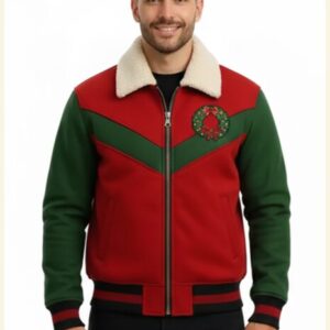Christmas fleece jacket