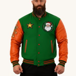 christmas bomber jacket