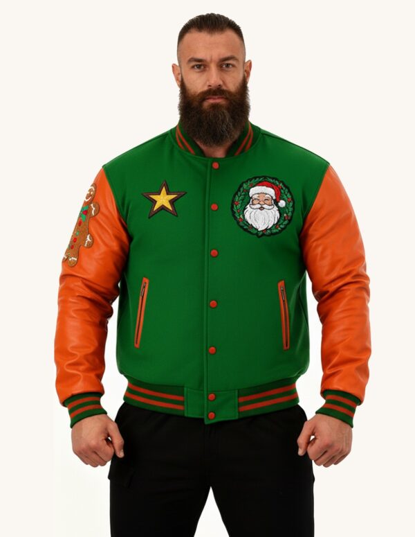 christmas bomber jacket
