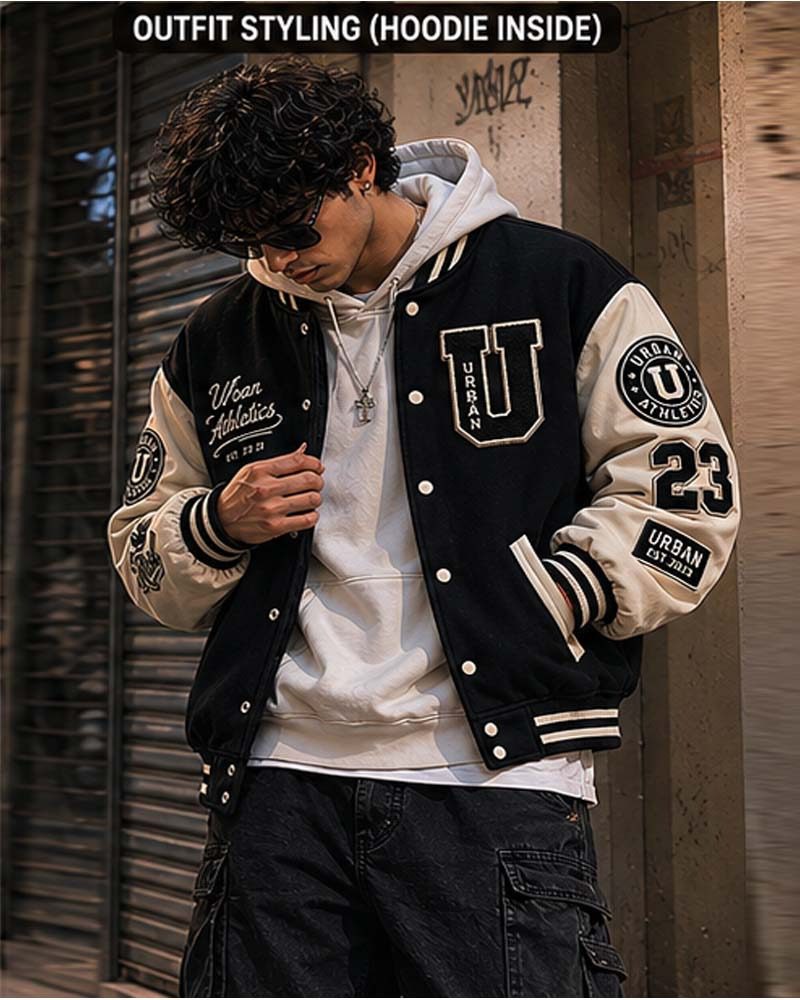 Urban Varsity Jackets Premium Retro Style Letterman Jacket