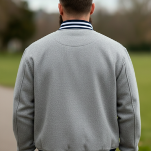 grey letterman jacket
