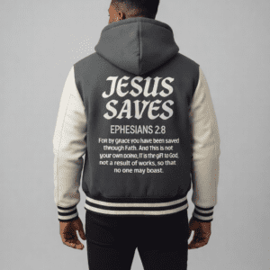 Jesus Saves Letterman Jacket