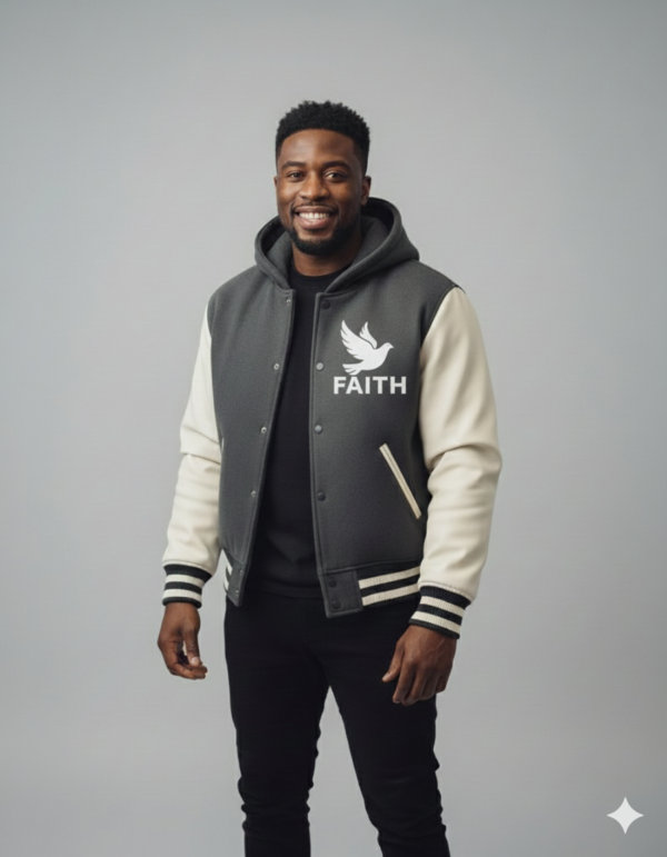 Jesus saves varsity jacket