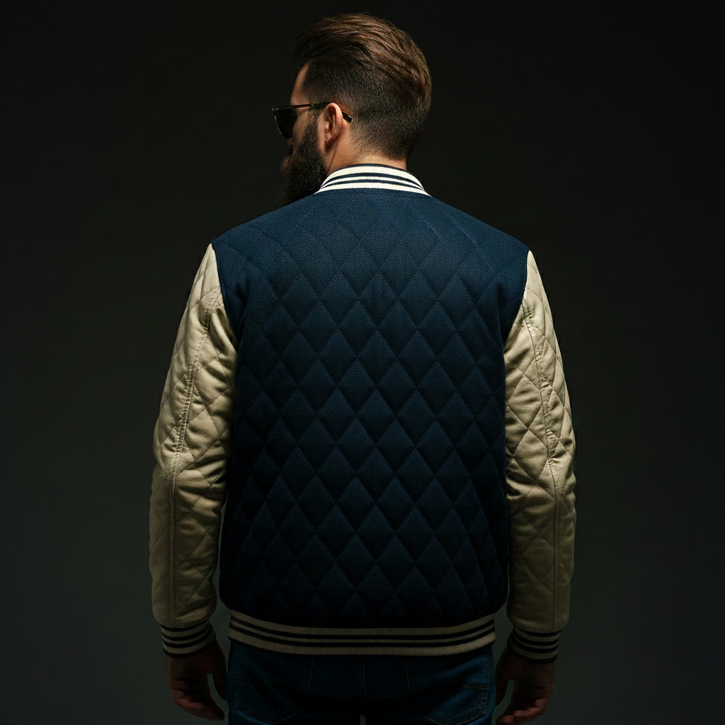 Custom Quilted Varsity Jacket 2026 Premium Style - Image 3