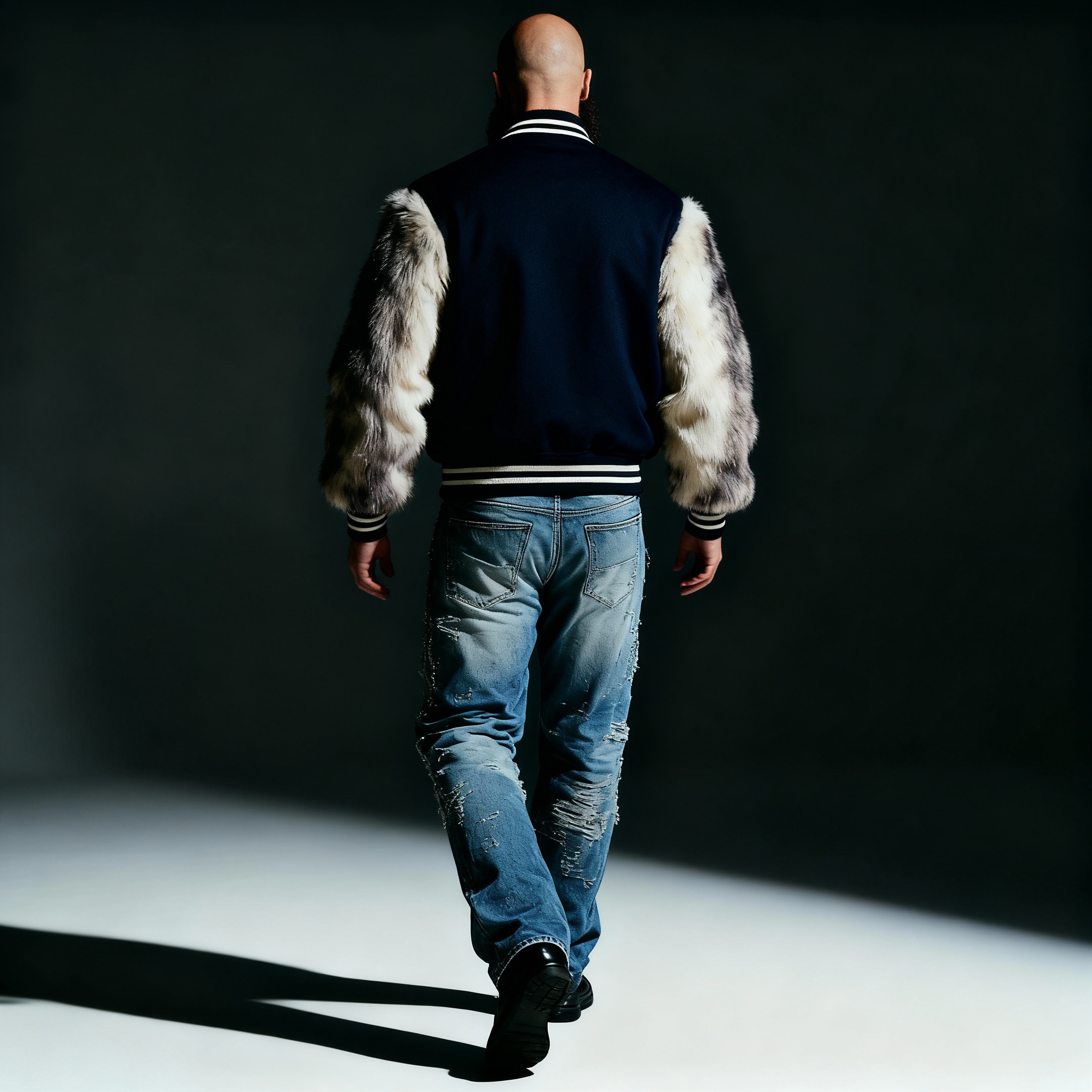 varsity jackets with fur sleeves manufacturer