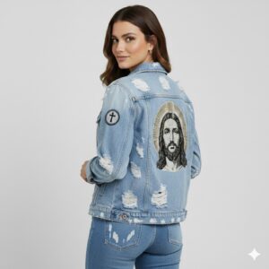 Embroidered Jesus Jacket