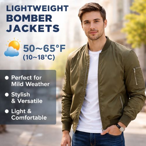 Lightweight Bomber Jackets manufacturer