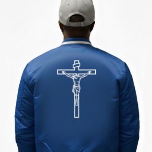 Christian bomber jacket