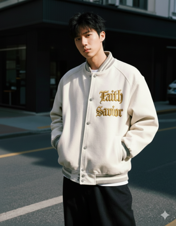 I Love Jesus Varsity Jacket