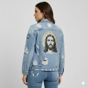 Jesus Jean Jacket