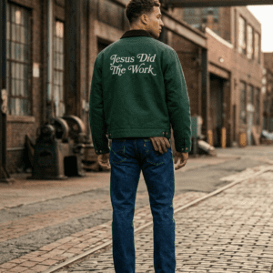Jesus Did the Work Jacket - Image 9