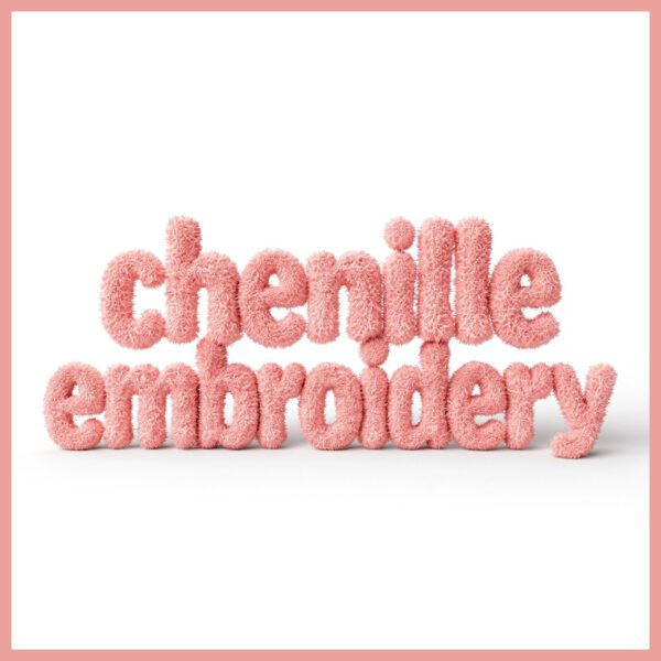chenille embroidery jacket
