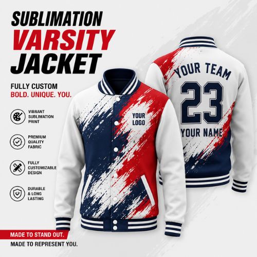 sublimation varsity jacket