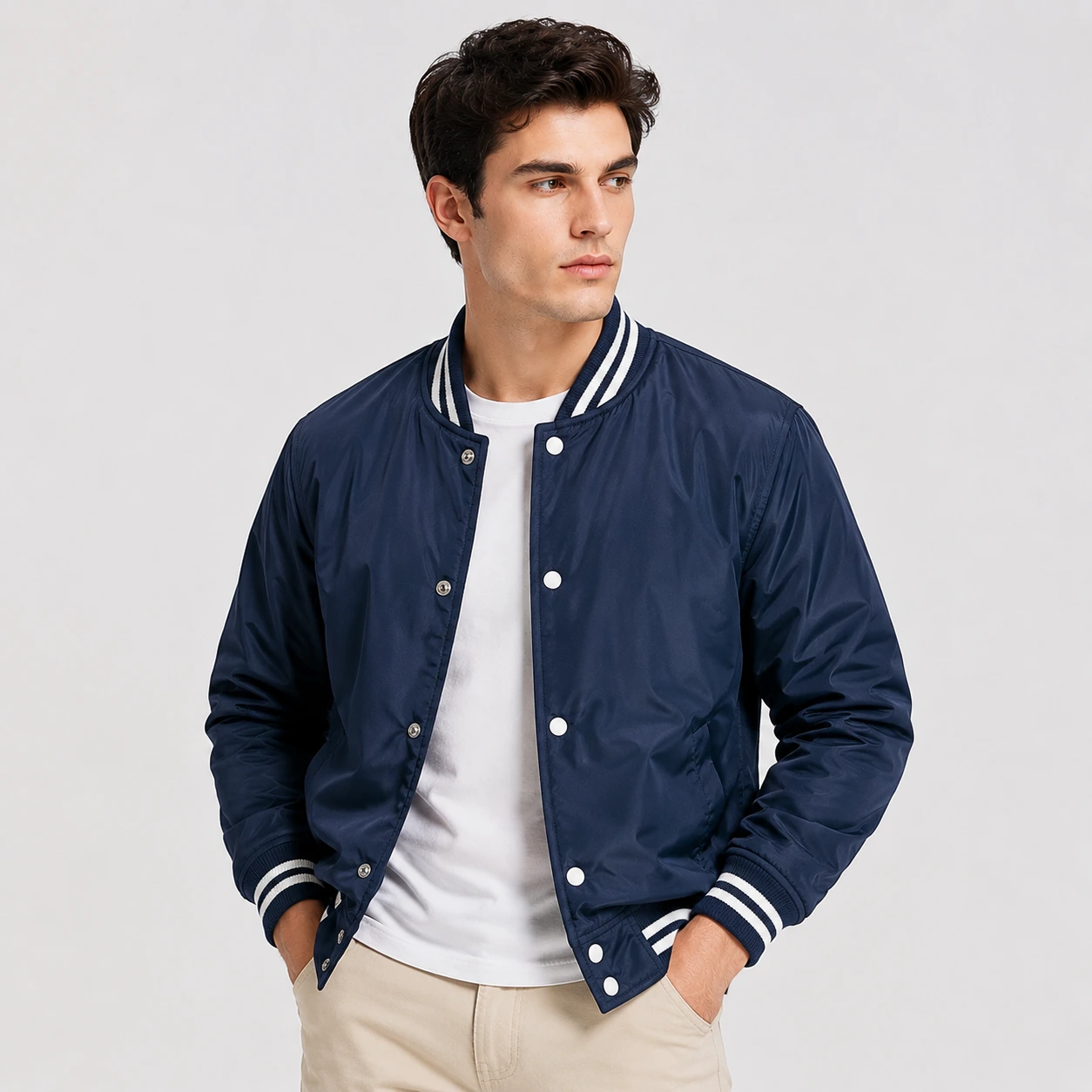 Windbreaker baseball jacket