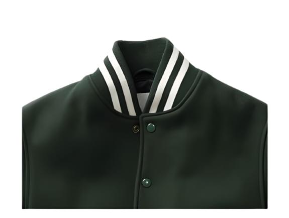 STAND-UP KNIT COLLAR