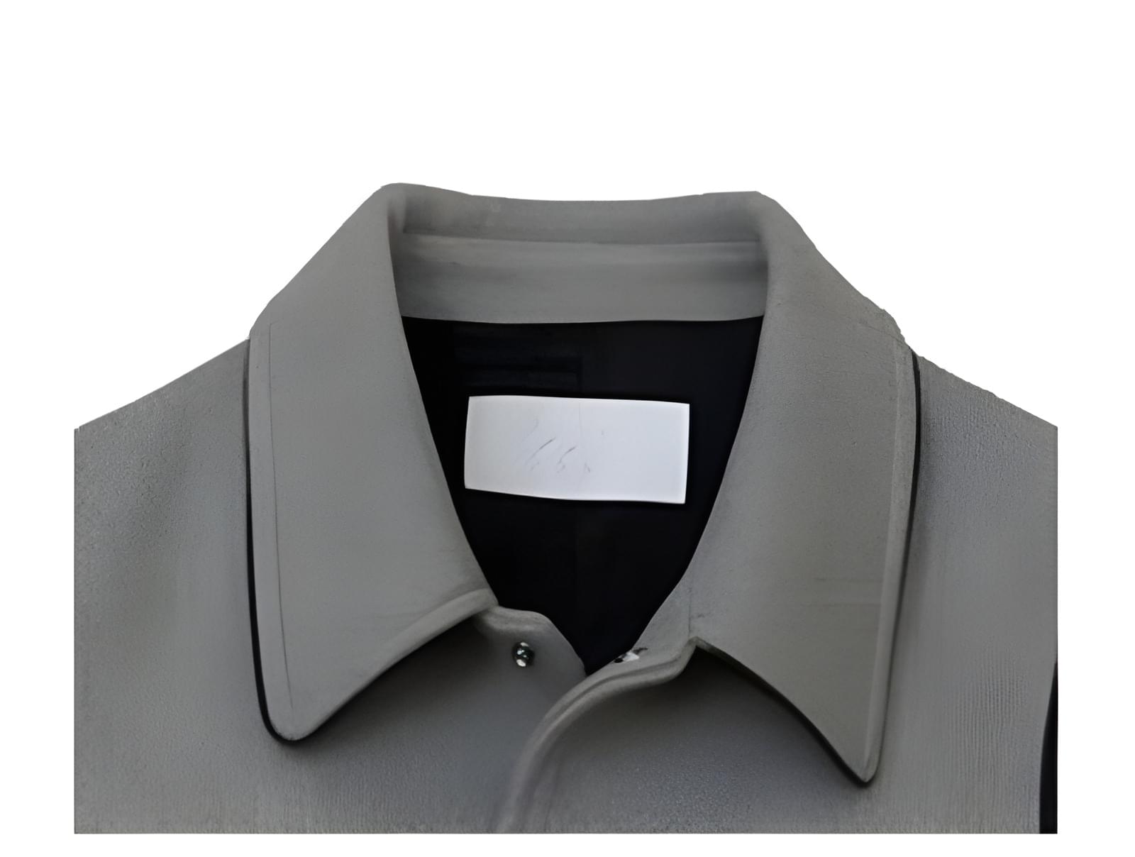 wool Byron collar
