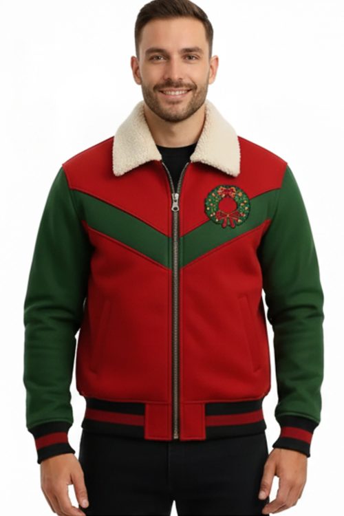 Christmas fleece jacket