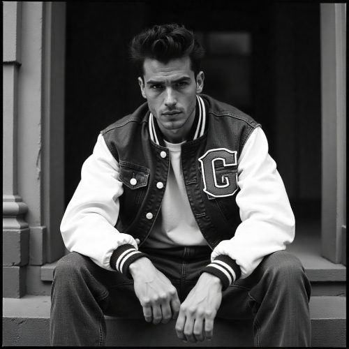 denim varsity jacket supplier