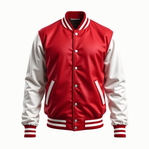 red varsity jacket mens